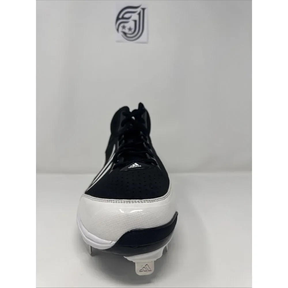 Adidas Icon 7 Metal Baseball Cleats Black SPG 753001‎ - Mens Size 15
